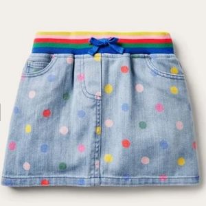 Hanna Andersson Rainbow Rib Skirt